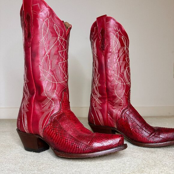 Women's Red Dan Post Boots - size 7 - Picture 11 of 12